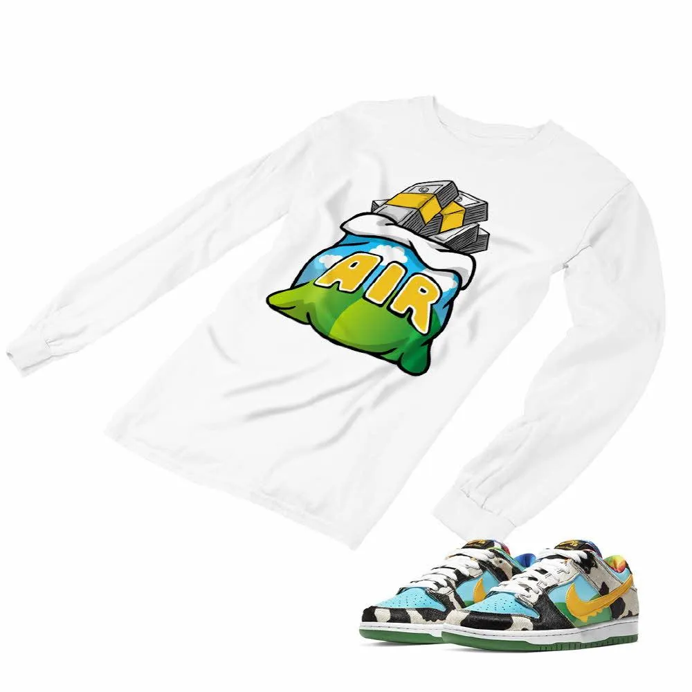 Nike Dunk Ben Jerry’s Matching Custom Designed Long Sleeve T shirt ND 1-2-14