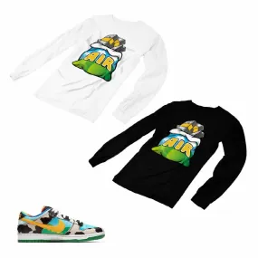 Nike Dunk Ben Jerry’s Matching Custom Designed Long Sleeve T shirt ND 1-2-14