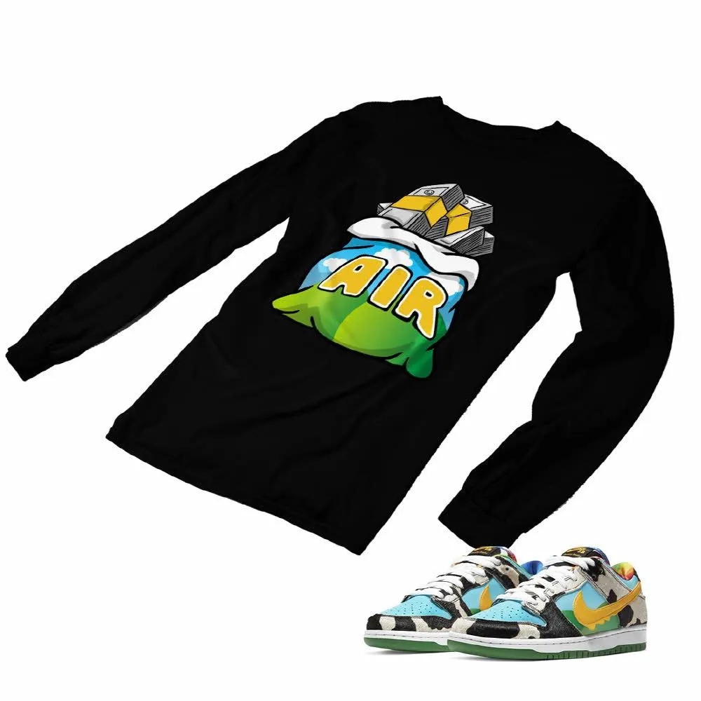 Nike Dunk Ben Jerry’s Matching Custom Designed Long Sleeve T shirt ND 1-2-14