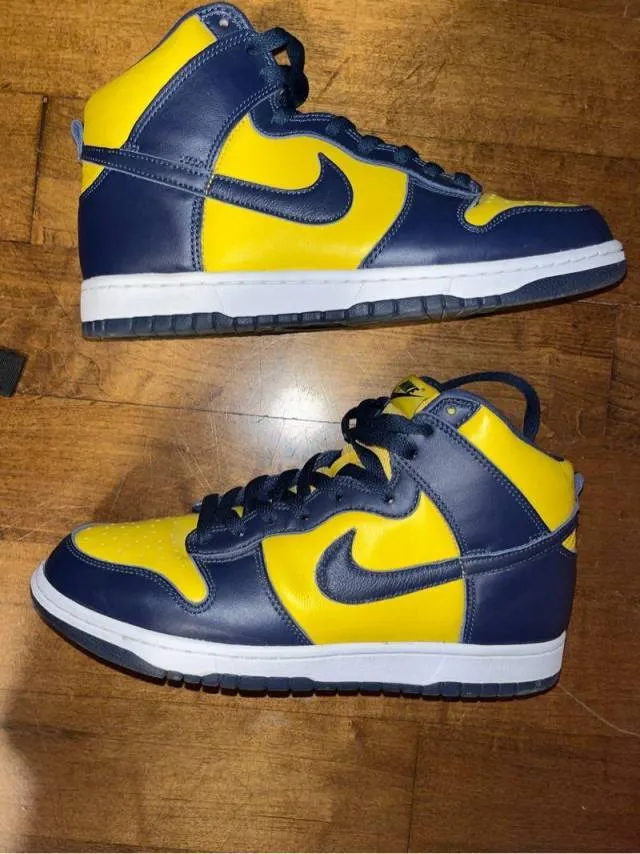 Nike dunk high sp retro ‘michigan’ 2020