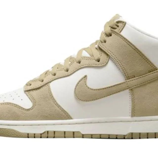 Nike dunk high tan suede