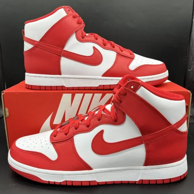 Nike dunk high university red