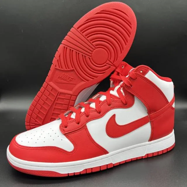 Nike dunk high university red