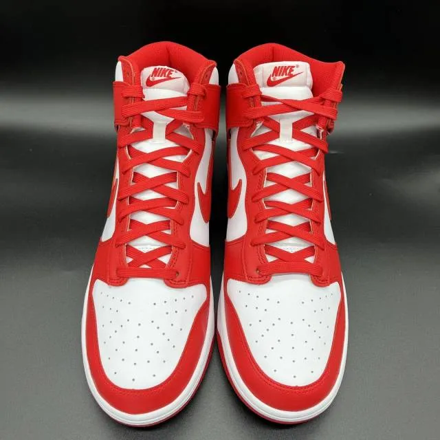 Nike dunk high university red