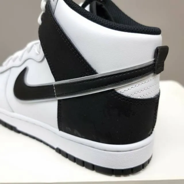 Nike dunk high white black