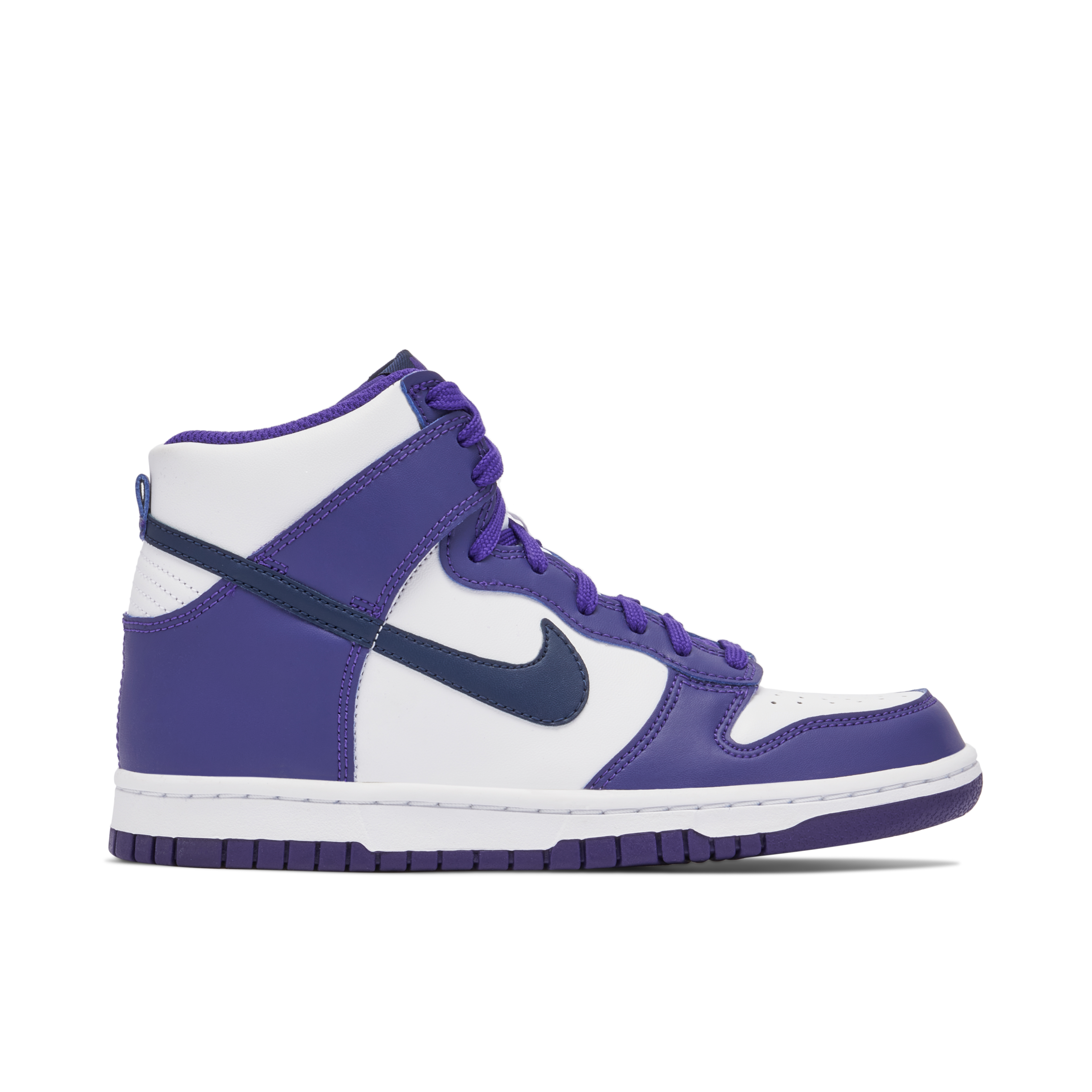 Nike Dunk High White Purple GS | DH9751-100 | Laced