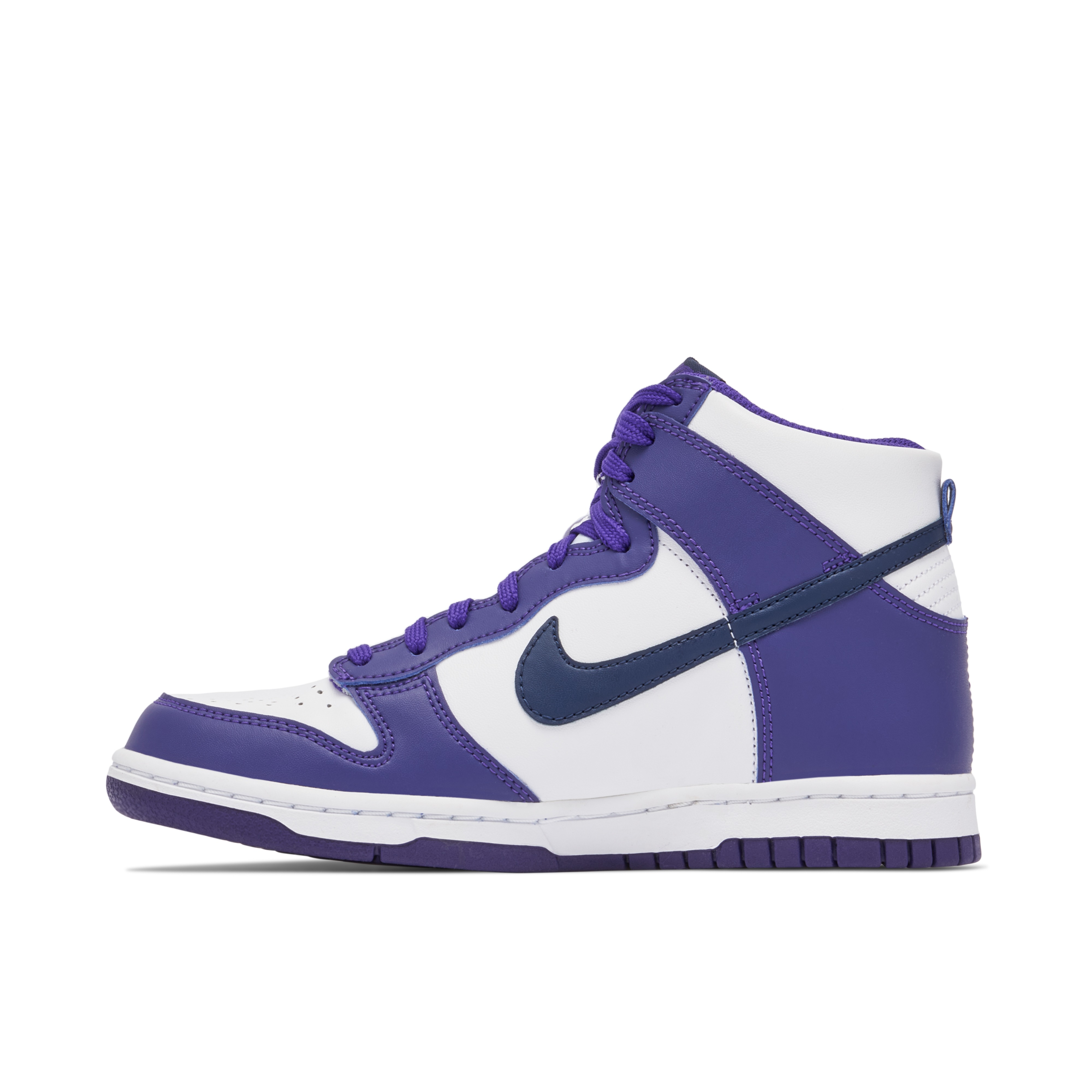 Nike Dunk High White Purple GS | DH9751-100 | Laced