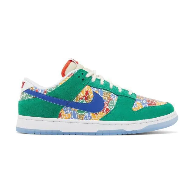 Nike dunk low (foam finger/ stadium green/ white/ university red/ old royal) men us 8-13 dz5184-300