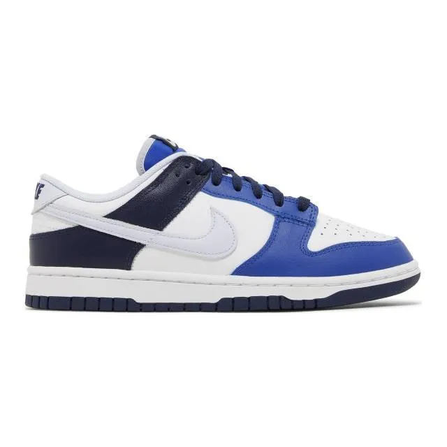 Nike dunk low (game royal navy/ white/ football grey/ game royal/ midnight navy) men us 8-13 fq8826-