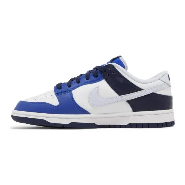 Nike dunk low (game royal navy/ white/ football grey/ game royal/ midnight navy) men us 8-13 fq8826-