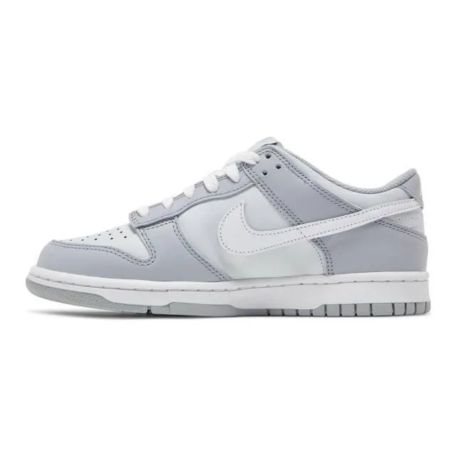 Nike dunk low gs (pure platinum wolf grey/ pure platinum/ white/ wolf grey) big kids 3.5y-7y dh9765-