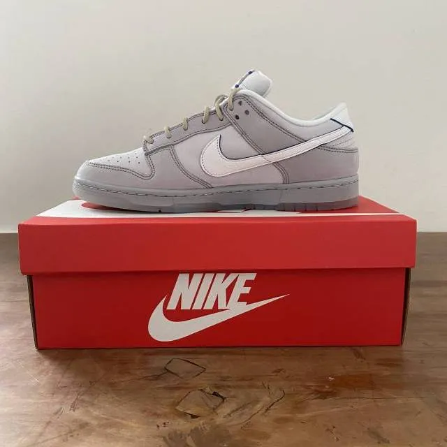 Nike dunk low premium grey white