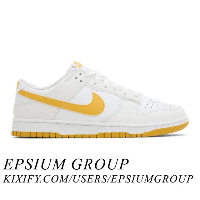 Nike Dunk Low (White University Gold/ White/ University ...