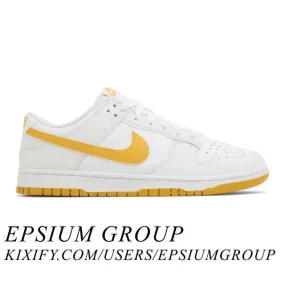 Nike Dunk Low (White University Gold/ White/ University ...