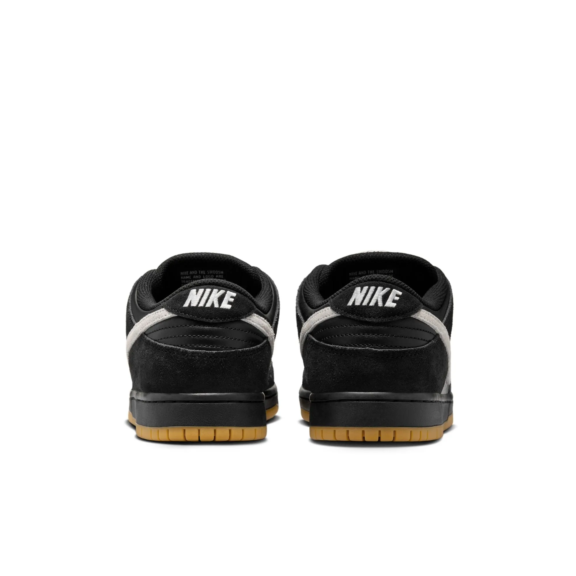 NIKE SB - DUNK LOW PRO - BLACK / WHITE-BLACK-GUM LIGHT BROWN