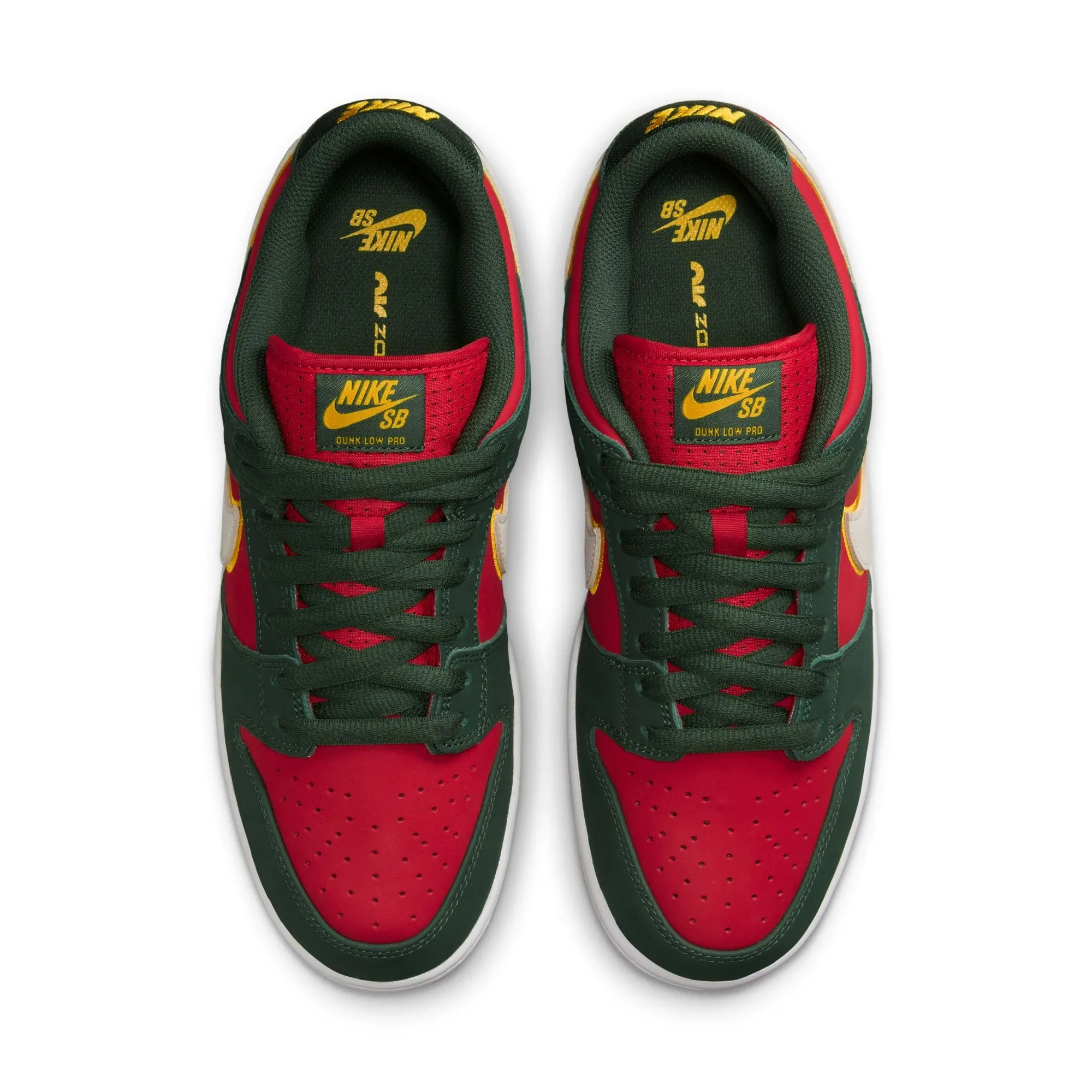 NIKE SB - DUNK LOW PRO PREMIUM - FIR/WHITE-UNIVERSITY GOLD-FIRE RED