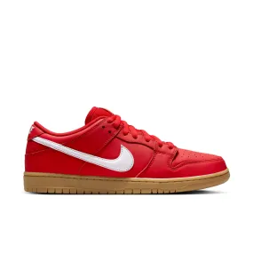 NIKE SB - DUNK LOW PRO - UNIVERSITY RED / WHITE-UNIVERSITY RED