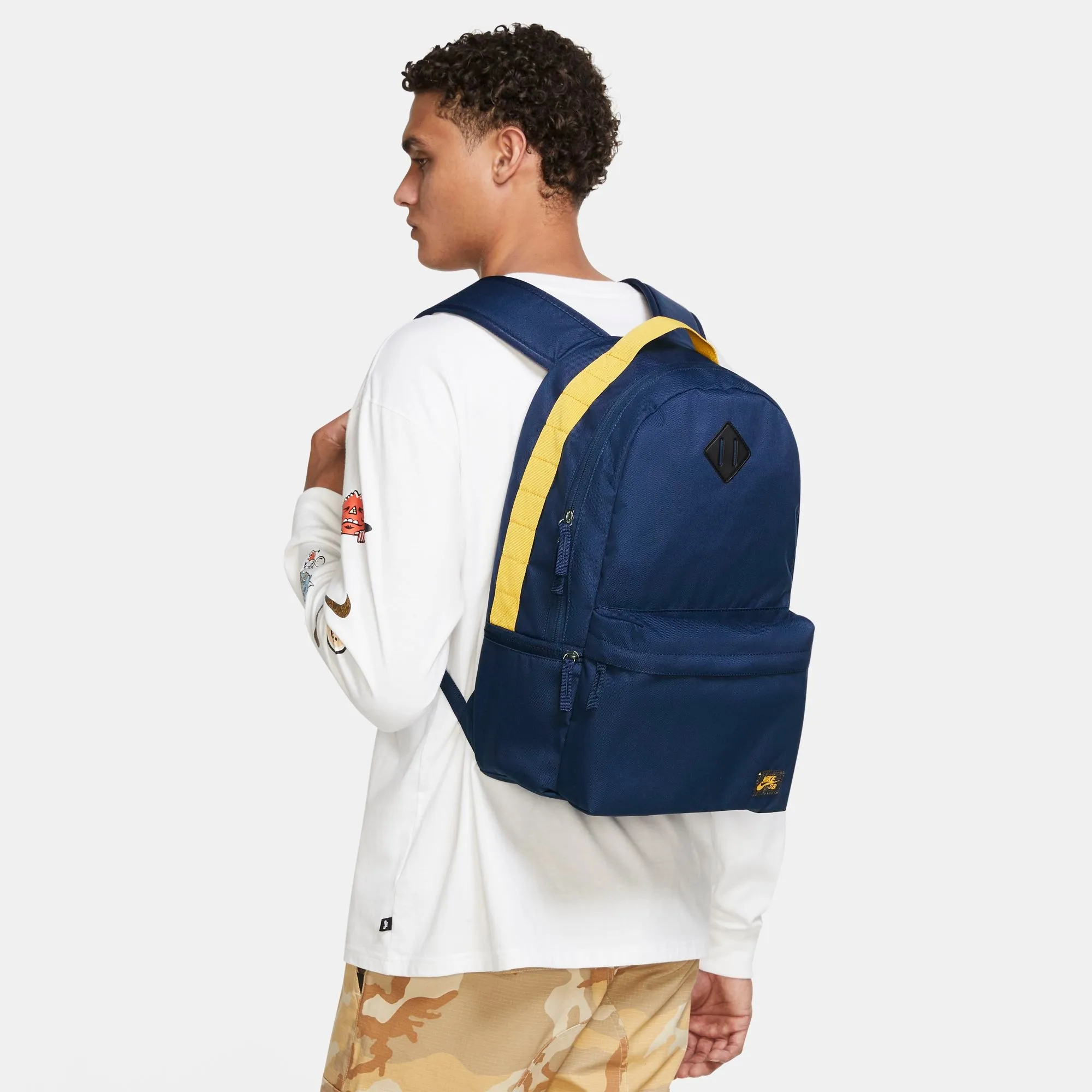 Nike SB Icon 26L Backpack - Midnight Navy/Pollen/Pollen