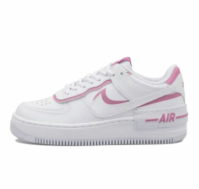 Nike w air force 1 shadow white pink