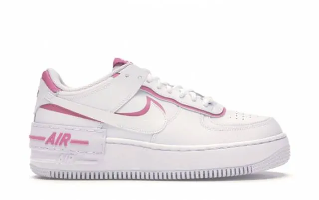 Nike w air force 1 shadow white pink