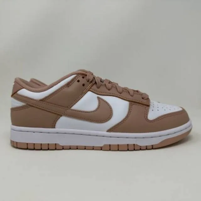 Nike w dunk low rose whisper white pink women's size 8.5 men's size 7 dd1503-118