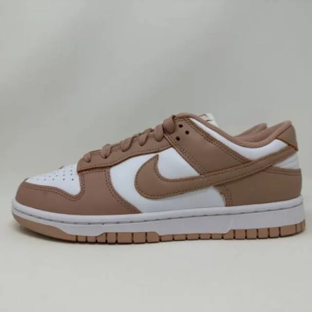 Nike w dunk low rose whisper white pink women's size 8.5 men's size 7 dd1503-118