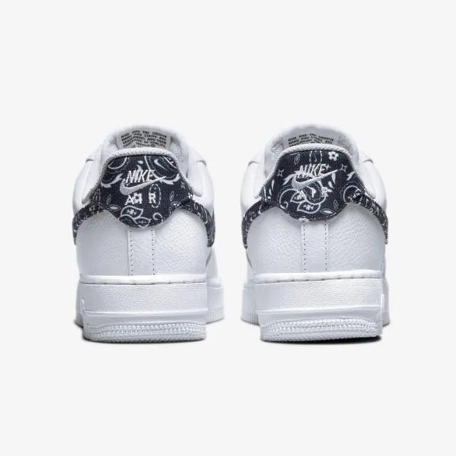 Nike women's air force 1 '07 essentials (black paisley/ white/ black/ white) sizes 6-10 dh4406-101