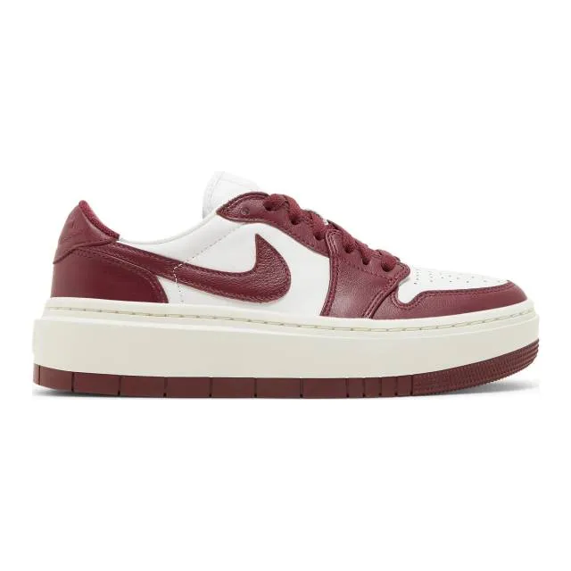 Nike women's air jordan 1 elevate low (dark beetroot/ white/ sail/ dark beetroot) sizes 5-12 dh7004-