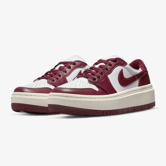 Nike women's air jordan 1 elevate low (dark beetroot/ white/ sail/ dark beetroot) sizes 5-12 dh7004-