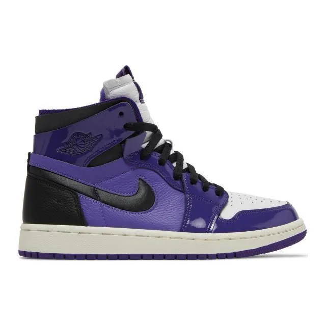 Nike women's air jordan 1 zoom comfort (court purple patent/ court purple/ black) sizes 6-10 ct0979-