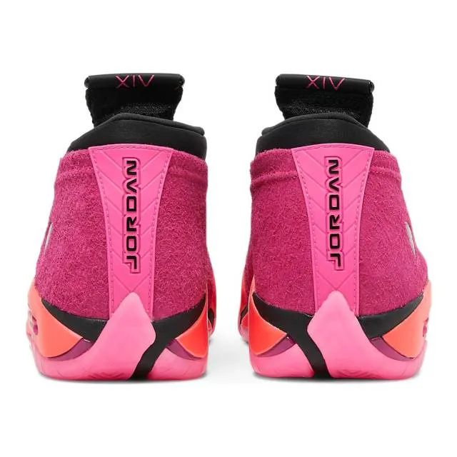 Nike women's air jordan 14 retro low (shocking pink/ pink blast/ black/ flash crimson) sizes 6-10 dh