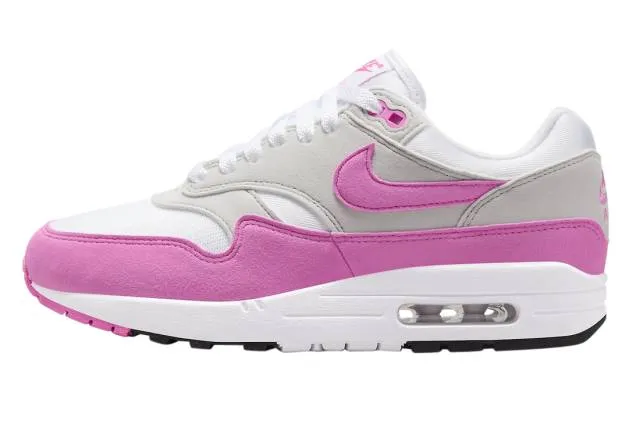 Nike women's air max 1 (pink rise/ neutral grey/ pink rise/ white/ black) sizes 5-12 dz2628-109