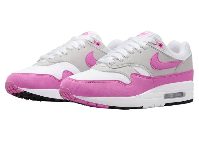 Nike women's air max 1 (pink rise/ neutral grey/ pink rise/ white/ black) sizes 5-12 dz2628-109