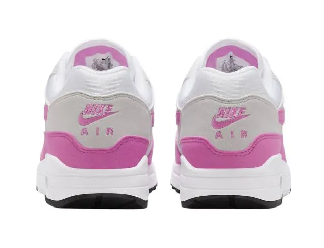 Nike women's air max 1 (pink rise/ neutral grey/ pink rise/ white/ black) sizes 5-12 dz2628-109