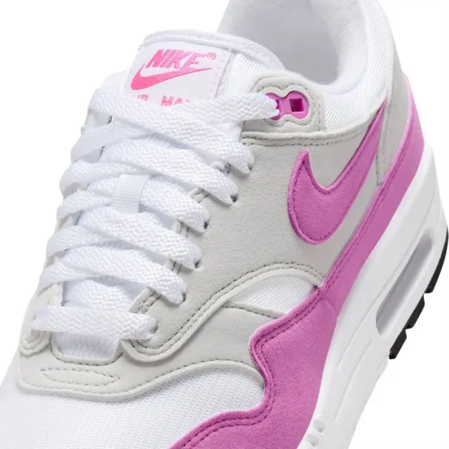 Nike women's air max 1 (pink rise/ neutral grey/ pink rise/ white/ black) sizes 5-12 dz2628-109