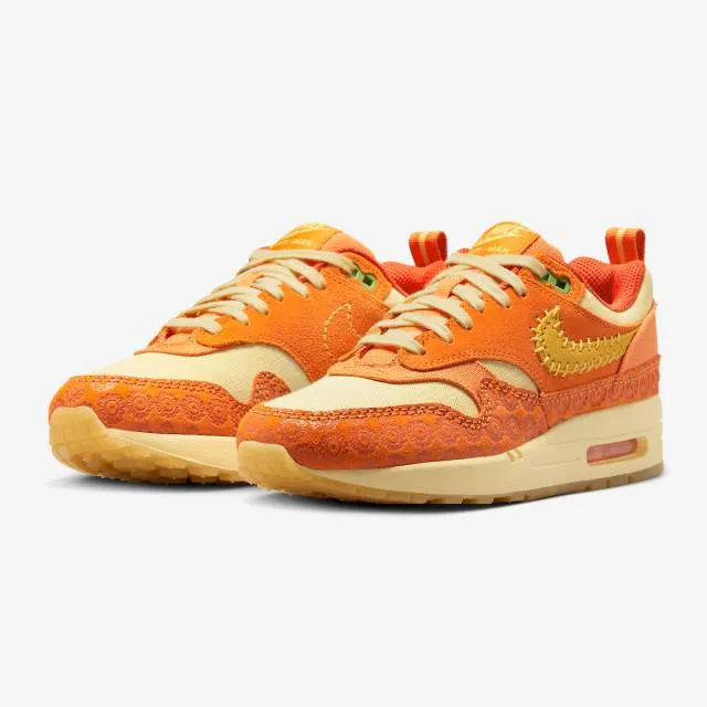 Nike women's air max 1 (somos familia/ orange/ cream/ yellow green) sizes 6-10 dz5352-847