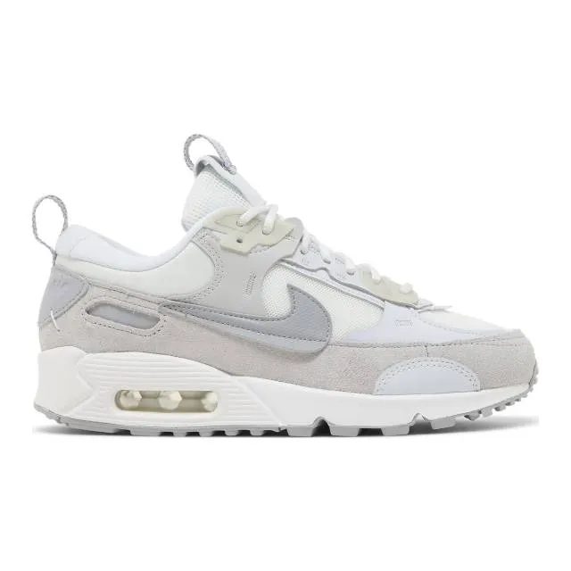 Nike women's air max 90 futura (white pure platinum/ summit white/ pure platinum/ football grey/ wol