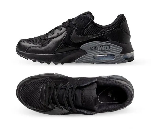 NIKE WOMENS AIR MAX EXCEE - BLACK/BLACK-DARK GREY