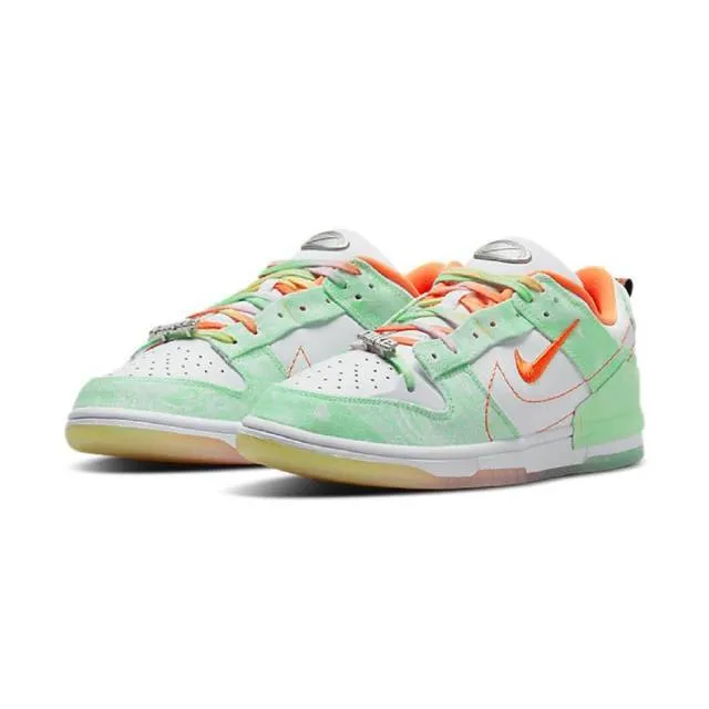 Nike women's dunk low disrupt 2 (mint foam paisley/ white/ safety orange/ mint foam) sizes 6-10 fj77