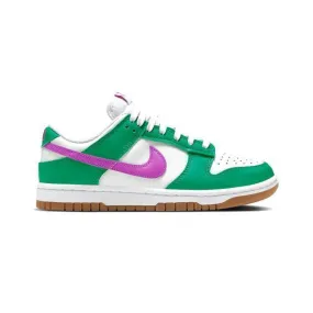 Nike women's dunk low (joker/ white/ stadium green/ fuchsia dream gum/ light brown) sizes 6-10 fd992