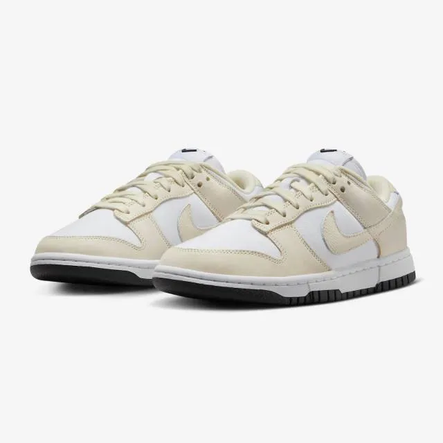 Nike women's dunk low lx (coconut milk/ white/ coconut milk/ black/ siren red) sizes 6-10 dz2710-100