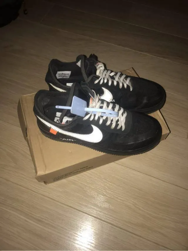 Nike x off white air force 1 black