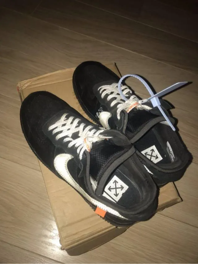 Nike x off white air force 1 black