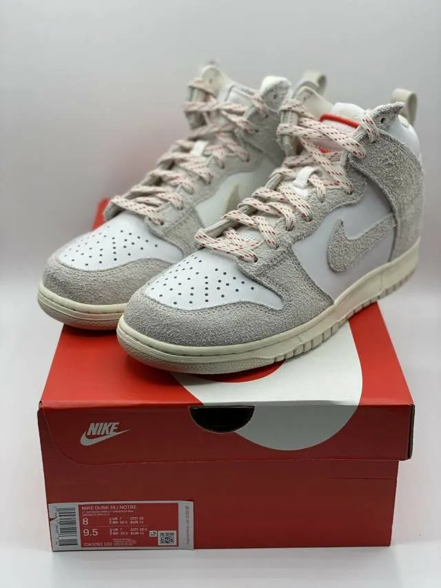 Notre x nike dunk high light orewood brown