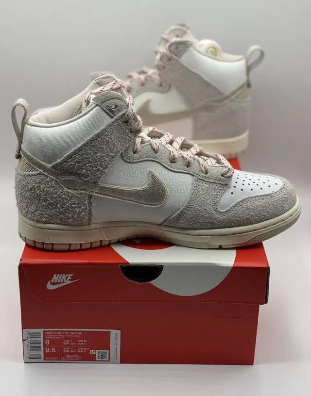 Notre x nike dunk high light orewood brown