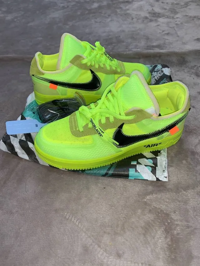 Off-white x nike air force 1 low volt us 9