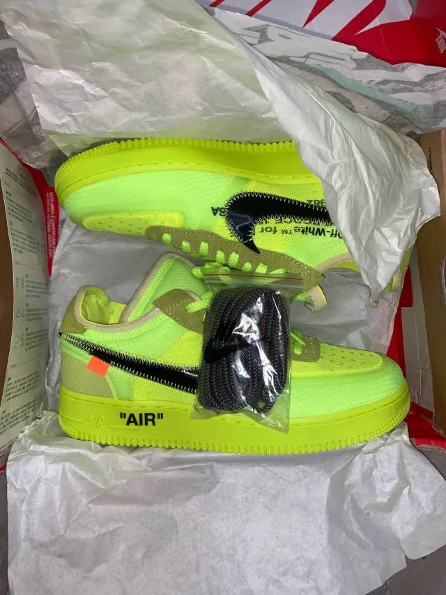 Off-white x nike air force 1 low volt us 9