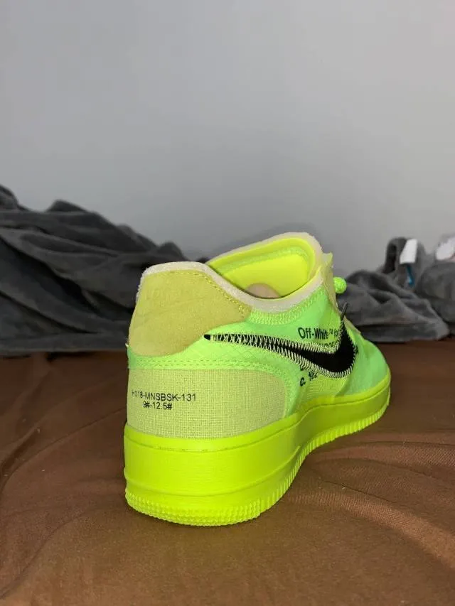 Off-white x nike air force 1 low volt us 9