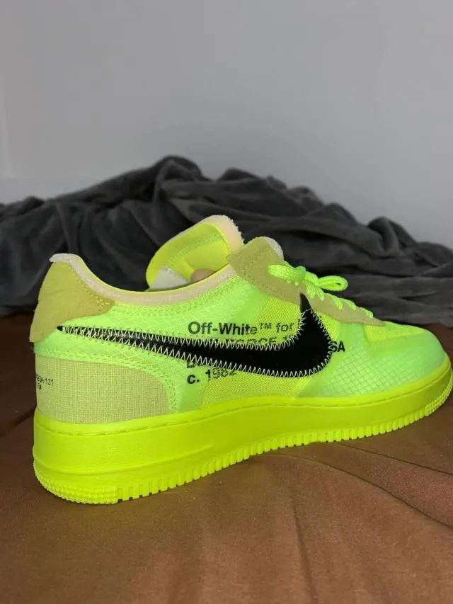 Off-white x nike air force 1 low volt us 9