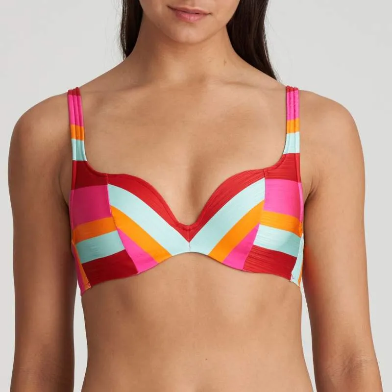 Padded Striped Bikini- Unas1 with Discounts- Bikini padded-  Brussel ,Antwerpen, Gent